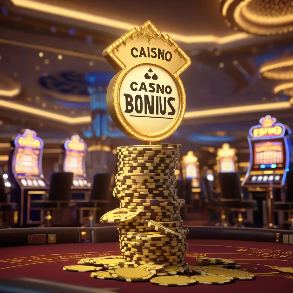 Golden Bonus Chip Pile